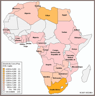 African Energy Map